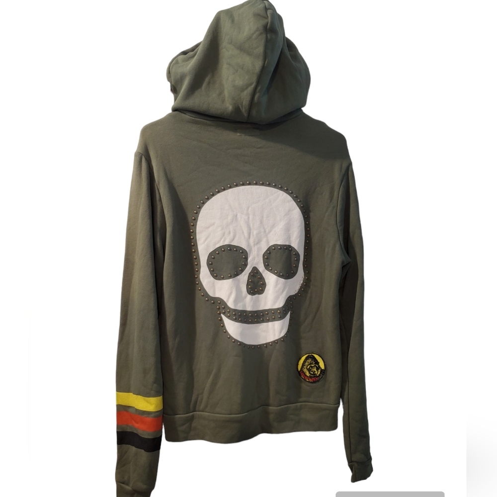 Lauren Moshi Lennox Stud Skull hoodie - Picture 4 of 16